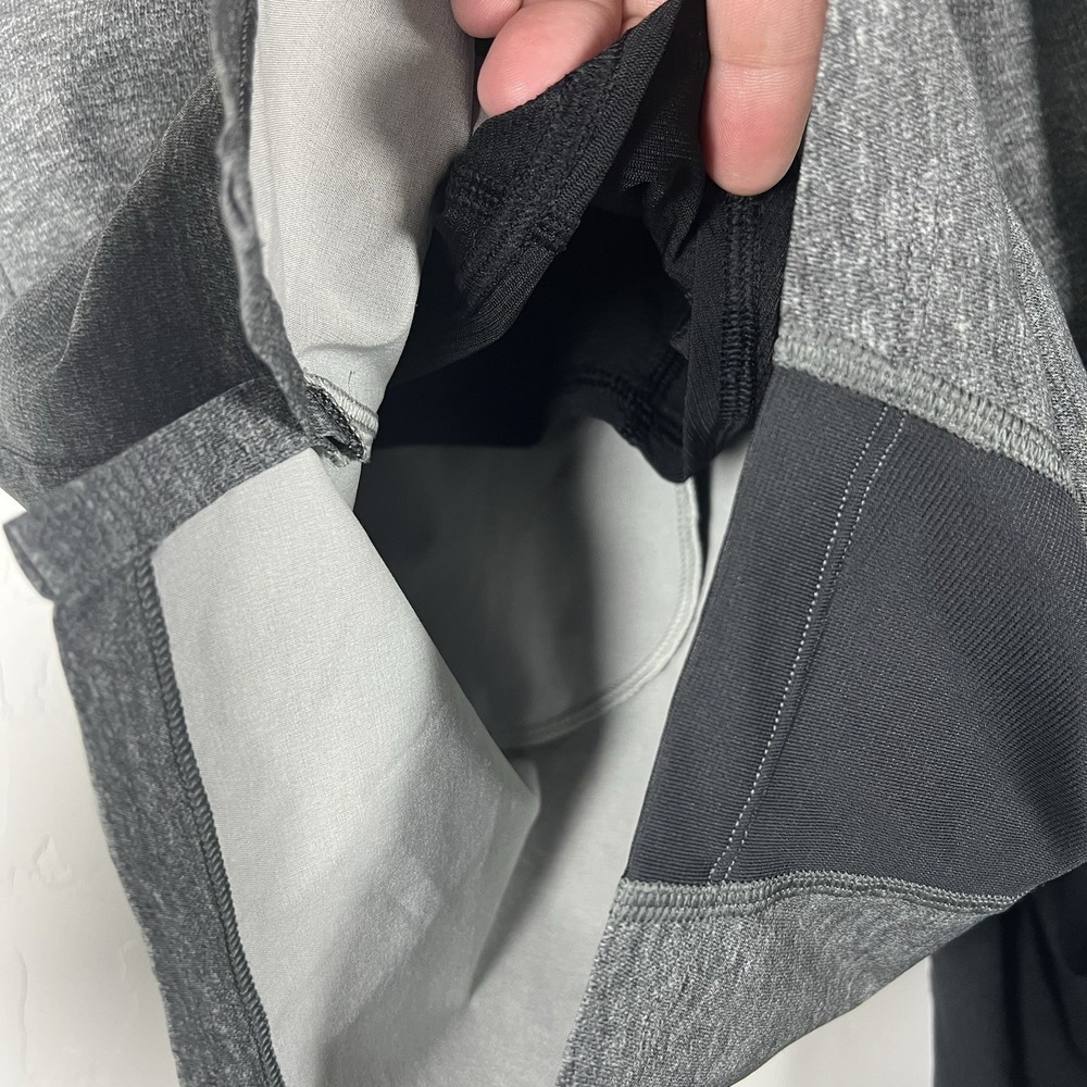 Lululemon T.H.E Short 9" Lined Mens L Heathered Gray Performance Gym M7AAUS - Picture 5 of 11